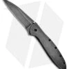 Kershaw Leek Assisted Opening Knife (3" BlackWash) 1660BLKW 2 Kershaw Leek Assisted Opening Knife (3" BlackWash) 1660BLKW -Kershaw Knife Shop kershaw leek blackwash plain 1660blkq