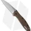 Kershaw Leek Assisted Opening Knife Brown (3" Stonewash) Elmax 1660SWBRN 1 Kershaw Leek Assisted Opening Knife Brown (3" Stonewash) Elmax 1660SWBRN -Kershaw Knife Shop kershaw leek brown 1660sw brn cm