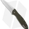 Kershaw Leek Assisted Opening Knife Olive (3" Bead Blast) 1660OL -Kershaw Knife Shop kershaw leek olive 1660ol bhq 14810 jr 2