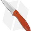 Kershaw Leek Assisted Opening Knife Orange (3" Bead Blast) 1660OR -Kershaw Knife Shop kershaw leek orange bhq 14809 jr