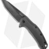 Kershaw Link Tanto Knife Gray Aluminum (3.25" BlackWash) 1776TGRYBW -Kershaw Knife Shop kershaw link folder aluminum tanto 1776tgrybw jm