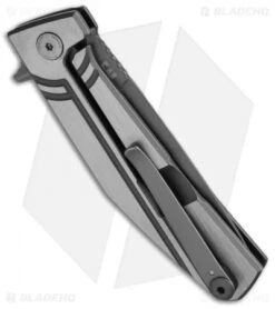 Kershaw Nura 3.0 Flipper Knife (3" Gray) 4030TIKVT -Kershaw Knife Shop kershaw nura 3 4030tikvt side