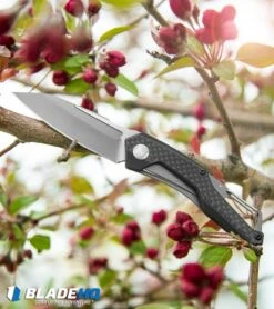 Kershaw Reverb Frame Lock Knife Carabiner Carbon Fiber/G-10 (2.5" Two-Tone) 1220 -Kershaw Knife Shop kershaw reverb 1220 BHQ 52167 spring dl