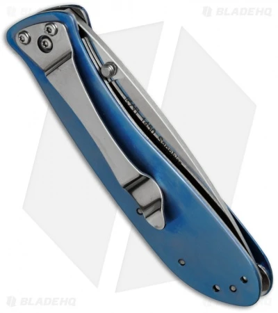 Kershaw Sapphire Liner Lock Knife Blue Titanium (3" Satin) 1450 4 Kershaw Sapphire Liner Lock Knife Blue Titanium (3" Satin) 1450 - Image 2