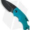 Kershaw Shuffle Liner Lock Knife Teal (2.375" BlackWash) 8700TEALBW -Kershaw Knife Shop kershaw shuffle tealbw 8700tealbw