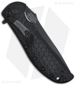 Kershaw Volt II Assisted Opening Knife Black (3.25" Black Serr) 3650CKTST 5 Kershaw Volt II Assisted Opening Knife Black (3.25" Black Serr) 3650CKTST -Kershaw Knife Shop kershaw volt ii 3650cktx back