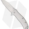 Kershaw Zing Assisted Opening Knife Stainless Steel (3" Bead Blast) 1730SS -Kershaw Knife Shop kershaw zing ss 1730ss